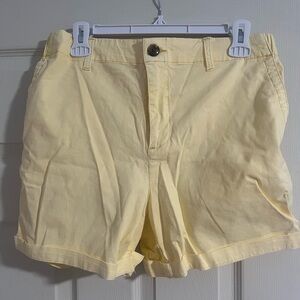 Old Navy Light Yellow OG Chino Shorts